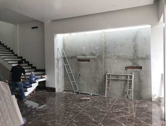 Phòng khách anh Toản