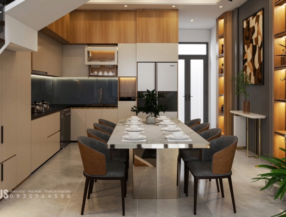 [Dự Án] Thiết Kế & Thi Công Full Nội Thất Nhà Phố Phường Tân An - BMT