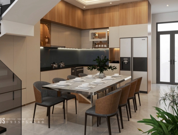 [Dự Án] Thiết Kế & Thi Công Full Nội Thất Nhà Phố Phường Tân An - BMT