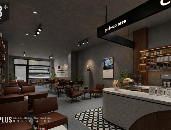 KARFE ROASTERY – Bản thiết kế & thi công hoàn thiện từ B Plus