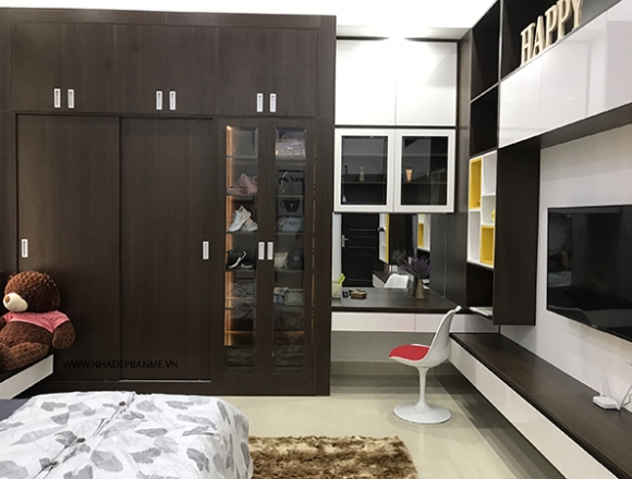 Phòng ngủ nhà chị Nga