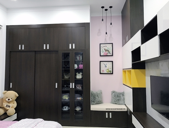 Phòng ngủ nhà chị Nga