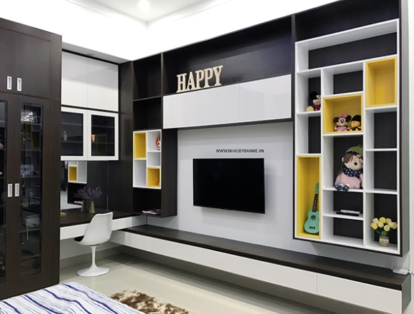 Phòng ngủ nhà chị Nga