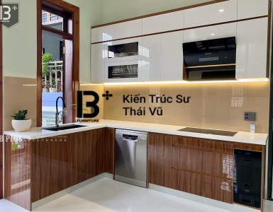 Thiết kế bếp phong cách hiện đại – Không gian sống tinh gọn, thời thượng tại Buôn Ma Thuột