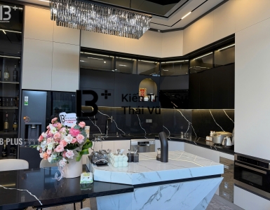 Thiết kế nội thất bếp hiện đại cho nhà phố tại Buôn Ma Thuột